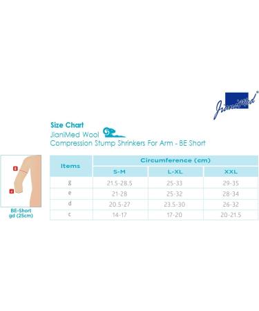 Prosthetic Stump Shrinkers for Arm - Below Elbow Compression Sleeve | Healthcare Amputee Support | 20-30 mmHg Elastic | Taiwan Excellence L Beige - Buy Online on GoSupps.com