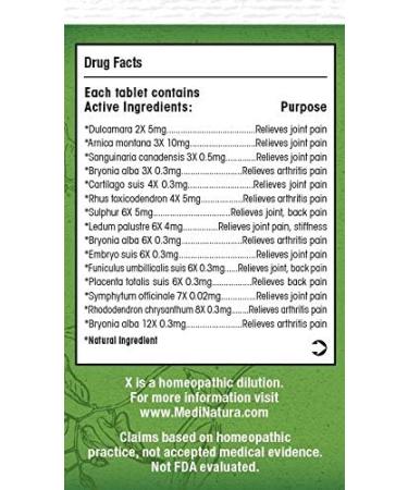 T-Relief Arthritis Relief Tablets - 100 Count (Pack of 4) | Natural Medicines for Joint Pain, Stiffness, and Aches - Buy Online on GoSupps.com