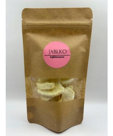 DELIFRUITS.PL Freeze-dried apple segments 100g. Healthy freeze-dried fruit. Freeze-dried and dried fruit. No preservatives or sugar.