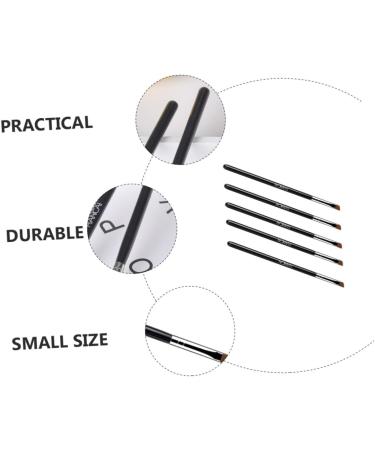 Baluue 10 Pcs Makeup Brush Makeup Eyeliner Brush Eyebrow Brush Makeup Eyeliner Wand Artificial Fiber Black - Buy Online on GoSupps.com
