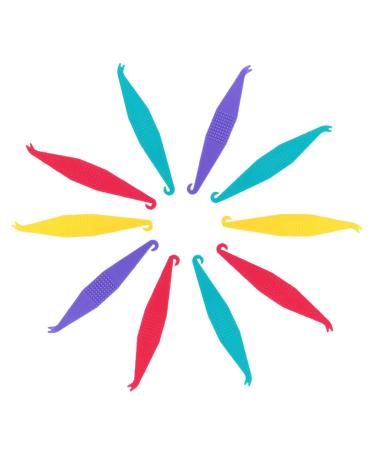 Dental Elastic Rubber Bands Placers for Braces  Disposable Plastic Orthodontic Elastic Placers Braces Rubber Band Tool (10PCS)