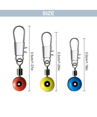 60 PCS Fishing Barrel Swivels with Snap - High-Quality Fishing Swivels in 3 Sizes | Essential Fishing Accessories for Anglers - Buy Online on GoSupps.com