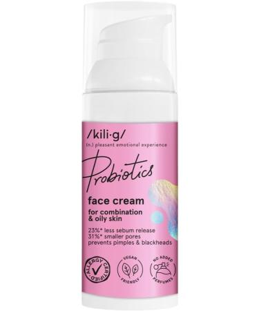 BIOK laboratorija KILIG PROBIOTICS Facial cream for combination and oily skin day cream with soothing properties fights acne nourishing antioxidant intensively hydrates the skin 50 ml - Buy Online on GoSupps.com