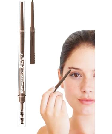Eyebrow Pencil Eye Brow Makeup Pencil Water Proof - Anti-Smudge Eyebrow Pencil Interchangeable Tip Birthday Christmas Gift for Mother Hersil Brown - Buy Online on GoSupps.com