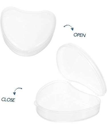 LALAFINA 2pcs Portable Denture Storage Case | Durable Cleaning Container for Artificial Teeth | Ideal Travel Tooth Box for Household Use - Buy Online on GoSupps.com