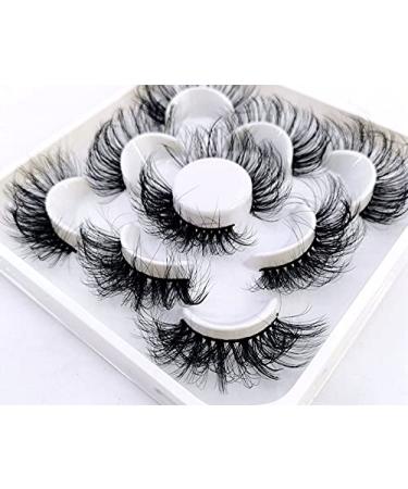 Buy HBZGTLAD 3D Mink Lashes - 25mm Natural False Eyelashes Bulk Pack | Short Wholesale Faux Mink Lashes - Buy Online on GoSupps.com