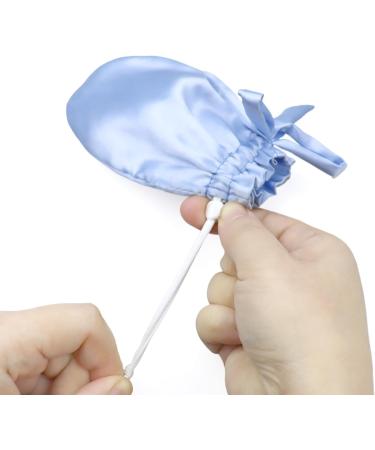 Satin Eczema Mittens for Babies | PinkLilyCare Adjustable Anti-Scratch Gloves for Eczema Relief - Buy Online on GoSupps.com