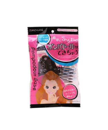 2 Pcs Invisible Perfect Puff Hair Head Cushion - Black & Brown | Fluffy Hair Pad Sponge Clip for Women & Girls - Buy Online on GoSupps.com