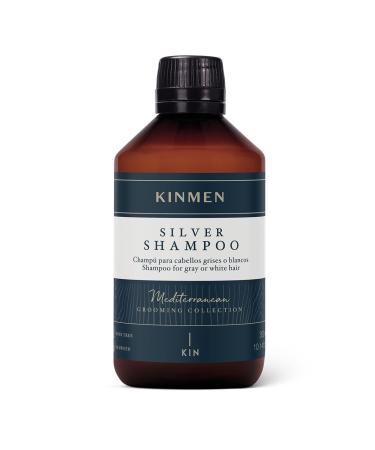 KIN Kin Kinmen Silver Shampoo 300ml | Specific shampoo for grey or white hair. It gently washes and neutralizes the yellowish reflection restoring the hair to its whiteness and shine