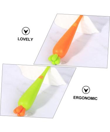 Buy Healvian 12 STK Soft Carrot Toothbrushes for Children - Bulk Travel Manual Toothbrushes for Kids & Pets | International Shipping Available - Buy Online on GoSupps.com