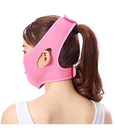 V-Facial Slimming Strap - Anti-Folded Facial Belt for Double Chin & Lifting - Pink Facial Correction Artifact for Beauty & Sleep - Buy Online on GoSupps.com