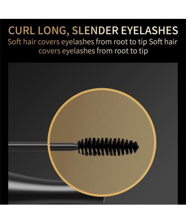 SuoHe Black 4D Silk Fiber Lash Mascara Waterproof Long Lasting Mascara Volume and Natural Beautifully Full Lengthening Thickening Softer Fuller Eyelashes Strengthening Smudgeproof Eyelash 1 PCS - Buy Online on GoSupps.com
