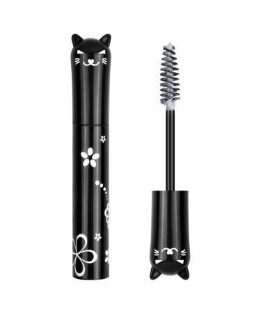 Naseom Mascara volume and length effect intensive multicoloured waterproof and longlasting with brush with soft bristles white