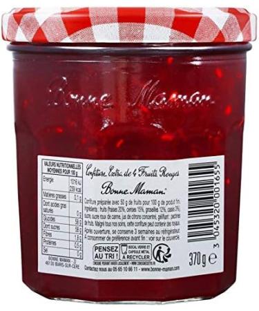 Bonne Maman Jam 4 Fruits (Strawberries Cherries Currants) 370 g (Pack of 4) - Buy Online on GoSupps.com
