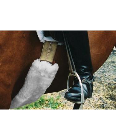 Engel Reitsport lambskin belly girth protector (Bagu) colorful: 12 colors to choose from / 4 sizes silver 15cm x 60cm