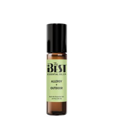The Best Allergy + Outdoor Essential Oil Roll-On Blend- Premium Grade- Pre-Diluted in Coconut Oil- Ready to Use- 10 ml (.33 fl oz) Allergy + Outdoor 0.33 Fl Oz (Pack of 1)