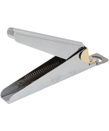 False Nail Clipper Comfortable Handle Easy Operation Good Workmanship Fake Nail Trimmer Lightweight U Shape for Home and Salon Use (Silver) - Buy Online on GoSupps.com