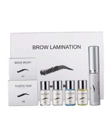 Beauty Brows Kit for 45-60 Days 3D Eyebrow Lamination Kit Professional Natural Trendy Long Lasting Perming Eyebrow Kit for Home Use Eyebrow Kit