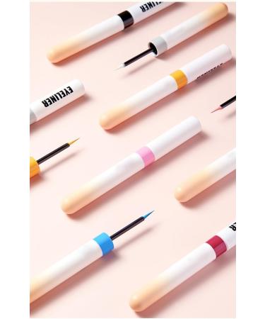 Color Eyeliner - Soft tip waterproof and quick drying 12 colors long lasting Makeup lasts forever! (6) - Buy Online on GoSupps.com
