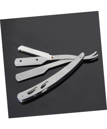 Magiclulu Vintage Shaver Holder Set - 4 Stainless Steel Razor Stands for Manual Razor & Hairy Knife - Perfect for Grooming & Bathroom D cor - Buy Online on GoSupps.com