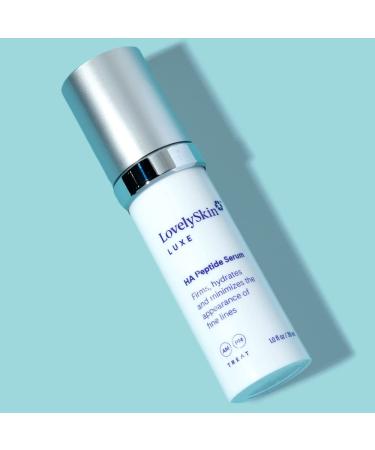 Buy LovelySkin LUXE HA Peptide Serum - Anti-Aging Face Serum for Firmness & Plumping 1 oz | International Shipping Available - Buy Online on GoSupps.com