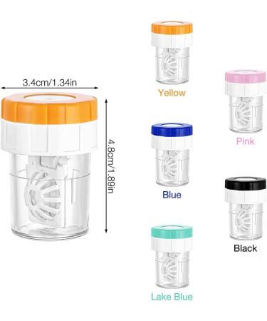 Gobesty 10-Piece Contact Lens Container Set | Soaking Cases & Manual Cleaner | Ideal Contact Lens Storage for Daily Use - Buy Online on GoSupps.com