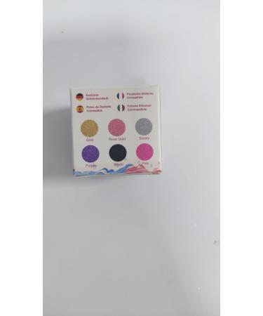 WWTop Silver Edible Glitter 5G | Food & Drink Glitter Dust for Cakes Cupcakes Chocolate & Strawberries - Buy Online on GoSupps.com