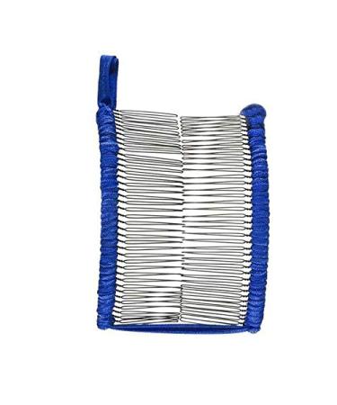 Lizusidtsy Vintage Fashion Banana Hair Clip Hair Accessory Stretchable Banana Comb for Girl Blue