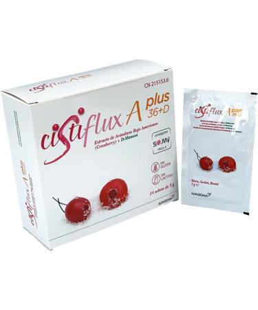  Alfasigma Cistiflux A Plus 36+D Red Cranberry Food Supplement - 14 sachets - Buy Online on GoSupps.com