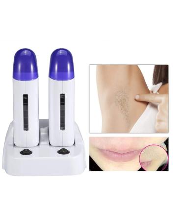 Premium Roll-On Wax Warmer for Smooth Hair Removal - Portable & Dual Heating Base (UK220VTWO) | Ideal for Men & Women - Buy Online on GoSupps.com