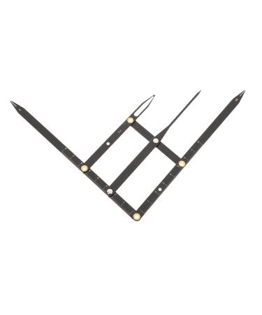 Beavorty Eyebrow Pencil 5 Pcs Second Generation Scale Make up Kit Makeup Sets Metal Dies Set De Maquillaje Eyebrow Shaper 1 count (Pack of 1) Blackx5pcs