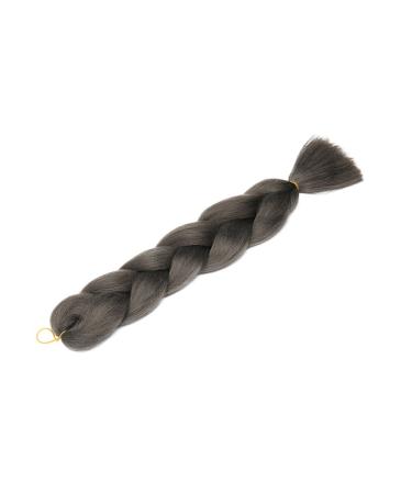 Buy 5 Packs Dark Grey Braids Extensions | Kanekalon Crochet Hair - 24 500g Colorful Synthetic Hair for Braiding | International Shipping - Buy Online on GoSupps.com