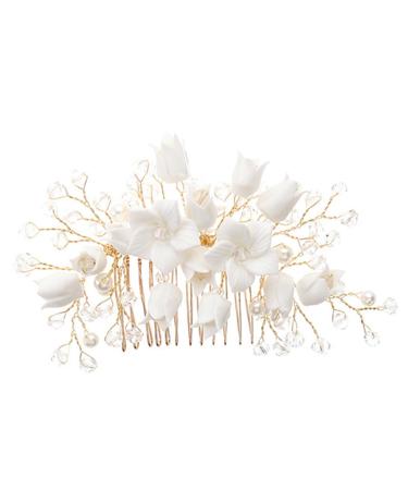 Beatifufu Bridal Hair Comb Bridal Hair Accessories Bridal Headpieces Comb Headpiece Hair Side Combs Wedding Headpiece Wedding Hair Accessories Headpiece for Women Hair Accessories for Women