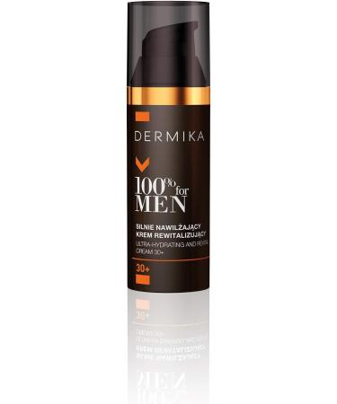 DERMIKA 100% For Men Moisturising Cream 30+ 50 ml - Buy Online on GoSupps.com