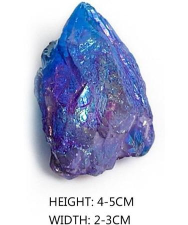 Crystal Rough Home Decoration Natural Raw Fluorite Quartz Geode Crystal Cluster Specimen Decor 1pcs s - Buy Online on GoSupps.com