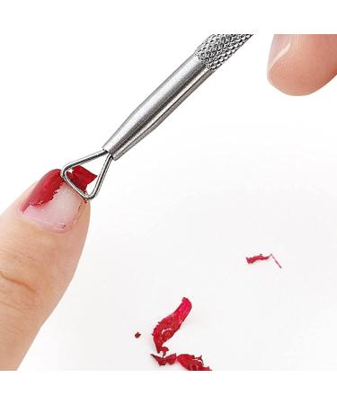 Clyhon Gel Nail Remover Triangle Cuticle Pusher Scraper Manicure and Pedicure Tool - Buy Online on GoSupps.com