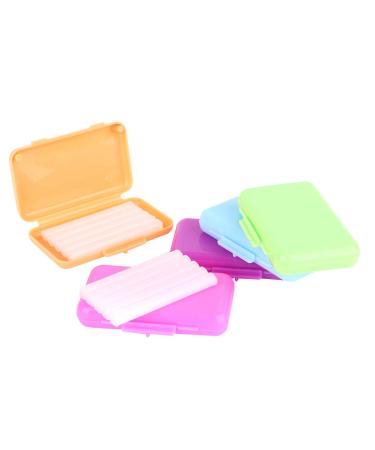 Orthodontic Relief Wax - 5 Boxes with Apple Orange Grape & Mint - Prevent Mouth Ulcers & Maintain Oral Care - Lightweight Medical Quality - Buy Online on GoSupps.com