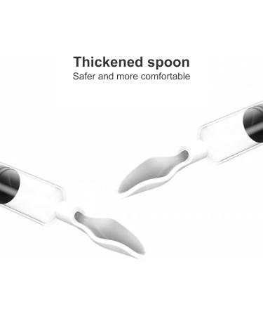 Hand Baby Bird Feeding Syringes Feeding Tube Parrot Liquid Food Feeding Needle for Baby Birds with Feeding Spoon for Pet Sick Bird Parrot Feed Milk and Medicine White - Buy Online on GoSupps.com