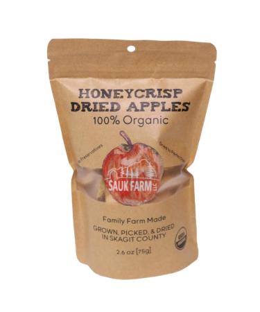 Sauk Farm LLC Honeycrisp Dried Apples, Certified Organic, Vegan, 2.6 Ounce