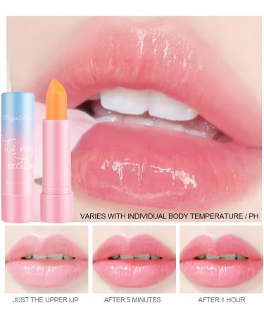 MYBOO Color Changing Lip Balm All-Weather Natural Peach/Grape/Aloe/Carrot Lip Care Balm Long Lasting Moisturising Nourishing Tinted Lipstick (Aloe Vera) - Buy Online on GoSupps.com