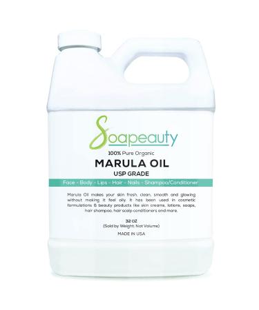 MARULA OIL Cold Pressed Unrefined | 100% Natural Available in Bulk | Carrier for Essential Oils  Face  Skin  Hair Moisturizer  Soap Making | Sizes 2OZ to 7 LBS | (32 OZ) 32 Fl Oz (Pack of 1) - Buy Online on GoSupps.com