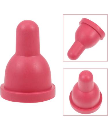 Lamb Nursing Bottle Nipples - Rubber Replacement Nipples for Goat, Sheep, Calf - Livestock Supplies in Red - Buy Online on GoSupps.com