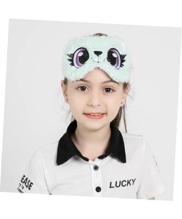 Homoyoyo Cache- il De Sommeil Peluche Portable Masque Pour Dormir Avec Grands Yeux Amusants Protection Pour Yeux Vert - Buy Online on GoSupps.com