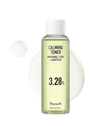 Parnell Panthenol 3.28% Heartleaf Calming Toner (6.76 Fl Oz / 200ml) | Korean Hydrating Toner with B5 Heartleaf & Centella | Ceramide & Hyaluronic Acid for Soothing Redness