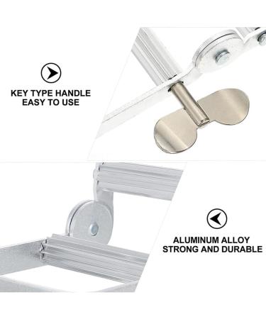 piuryue Toothpaste Squeezer Metal Tube Roller Rotating Toothpaste Dispenser Tube Squeezer Stainless Steel Squeezer - Buy Online on GoSupps.com