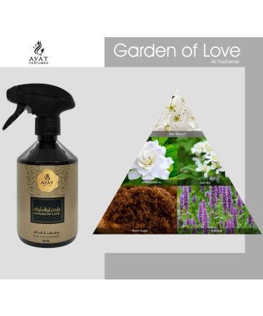 AYAT PERFUMES - Home Perfume Spray - Oriental Scents - 500 mL (Garden Of Love) - Buy Online on GoSupps.com
