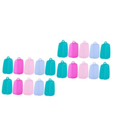 TENDYCOCO 20 Pcs 1 Dustproof Toothbrush Cap Toothbrush Case Dinosaur Erasers Toothbrush Cover Holder Toothbrush Protective Chinese Paper Umbrella Purse Clean Toothbrush Holder Travel 1 Count (Pack of 1) Random Colorx2pcs