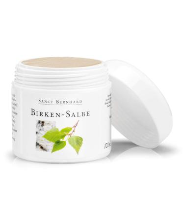 Sanct Bernhard Birken-Salbe |100ml |Rich gently nourishing anti -inflammatory itchy -relieving & promoting healing |With birch bark extract bisabolol & vitamin E |Made in Germany 100 ml (1 Pack)