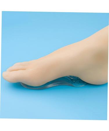 4 Pairs Silicone Arch Massage Insoles - Metatarsal Pads for Women - Anti-Slip Grip Half Shoe Inserts - High Heel Toe Protectors - Transparent 13x6.5cm - Buy Online on GoSupps.com