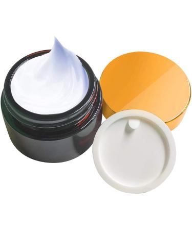 Inheming 6 x 30ml Amber Glass Cream Jars - Empty Cosmetic Containers with Lids for Ointments & Creams - Ideal for International Shipping - Buy Online on GoSupps.com